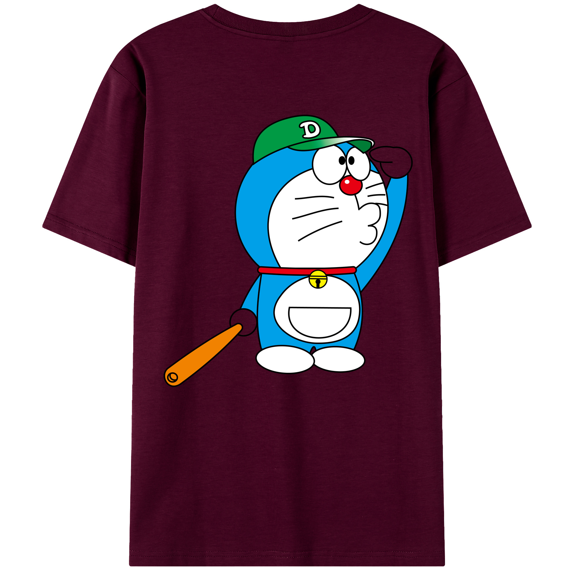 （画像用） ドラえもん Doraemon レディース半袖Tシャツ(バックプリント)